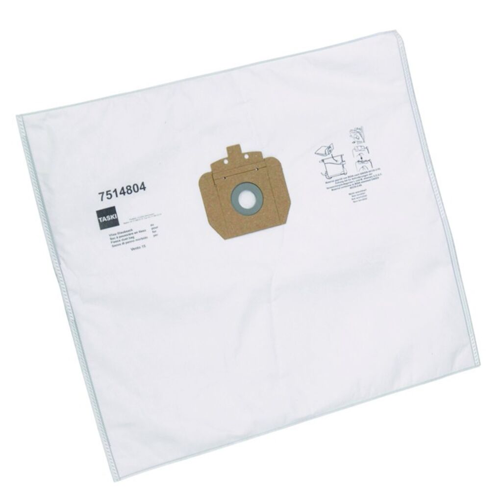 TASKI Disposable Fleece Dust Bags 10x1stk. - Disposable fleece dust bag for Vento 15