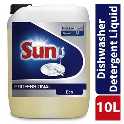 Sun Professional Liquid 10L - Fremragende maskinopvaskemiddel specielt designet til professionelle behov