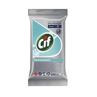 Cif Pro Formula Multipurpose Cleaning Wipes 4x100stk. - Wipes til hurtig og effektiv rengøring