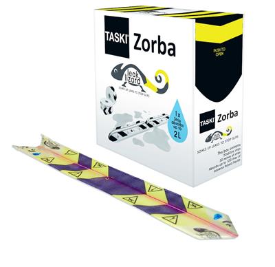 TASKI Zorba Leak Lizard 1stk. - 50 x 60 cm - Stærkt absorberende engangsbånd
