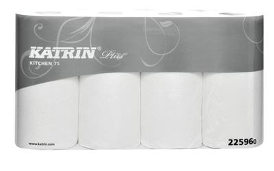 Katrin Kitchen Paper Roll 2ply White 32x1stk. - Hvid - Katrin Køkkenrulle er velegnet til middelhøjt forbrug