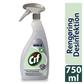 Cif Pro Formula Sure Cleaner Disinfectant 6x0.75L - Plantebaseret rengøring- og desinfektionsspray til hårde overflader.